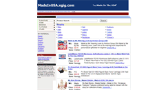 Desktop Screenshot of madeinusa.xgig.com
